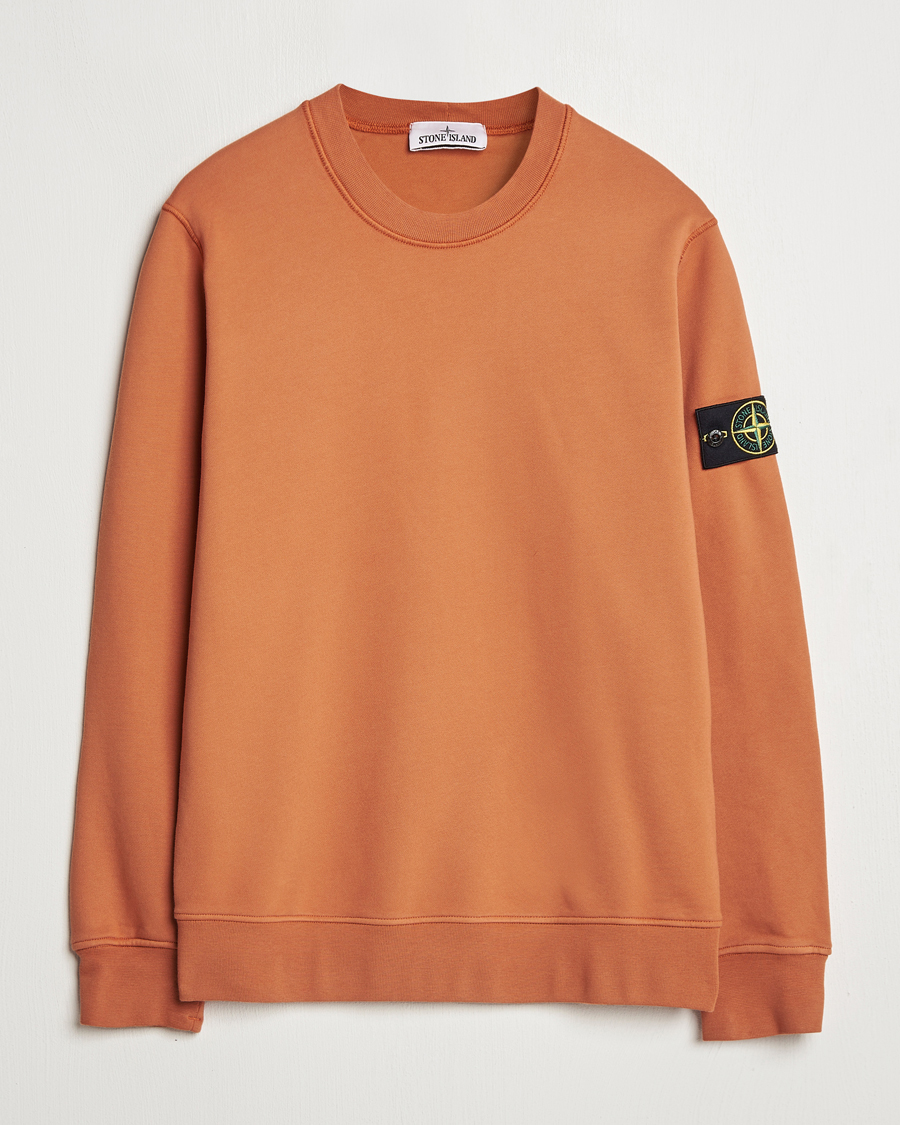 Herren | Pullover | Stone Island | Garment Dyed Fleece Sweatshirt Sienna