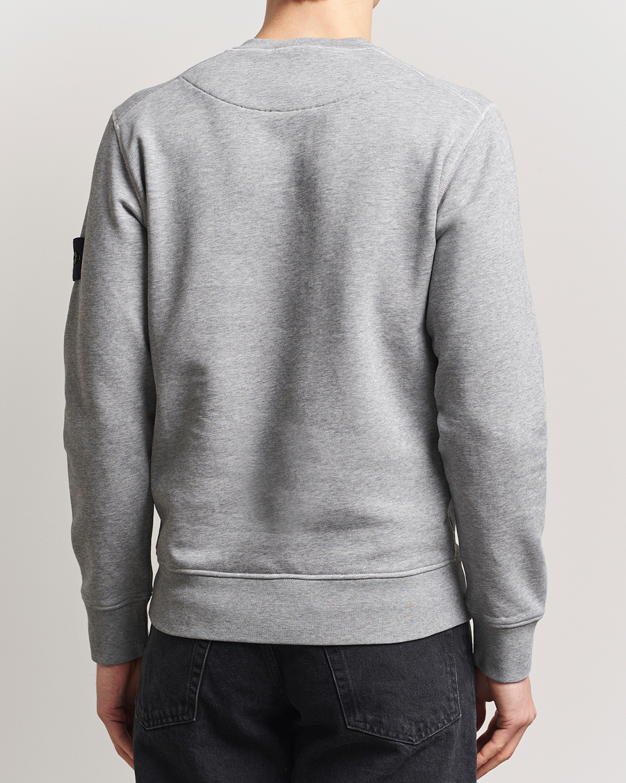 Herren | Pullover | Stone Island | Garment Dyed Fleece Sweatshirt Melange Grey