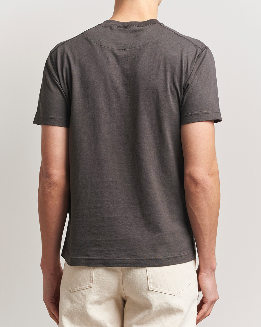Herren | T-Shirts | Stone Island | Organic Cotton Fissato Effect T-Shirt Charcoal