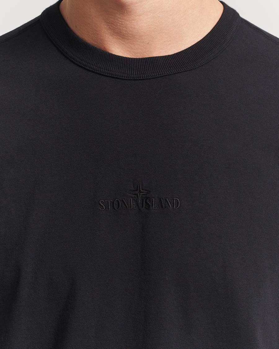 Herren | T-Shirts | Stone Island | Center Logo T-Shirt Black