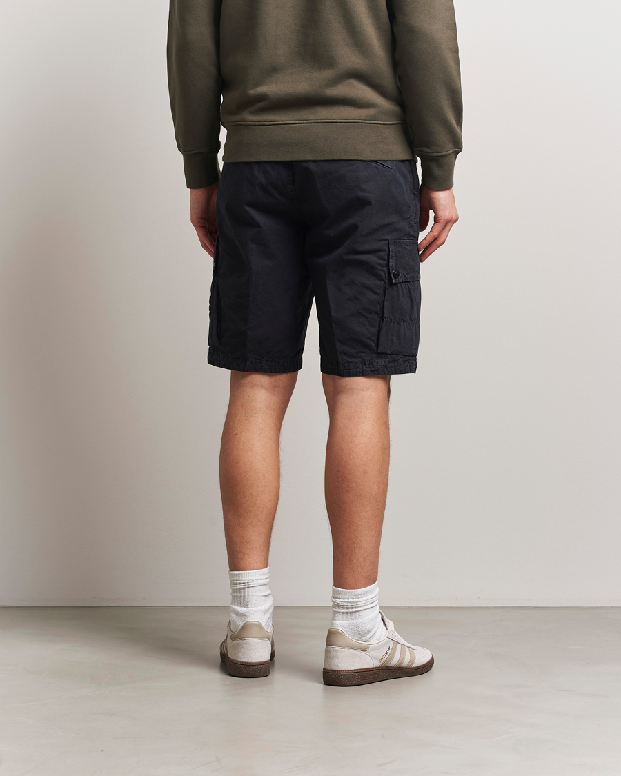 Herren | Shorts | Stone Island | Brushed Cotton Canvas Cargo Shorts Navy Blue