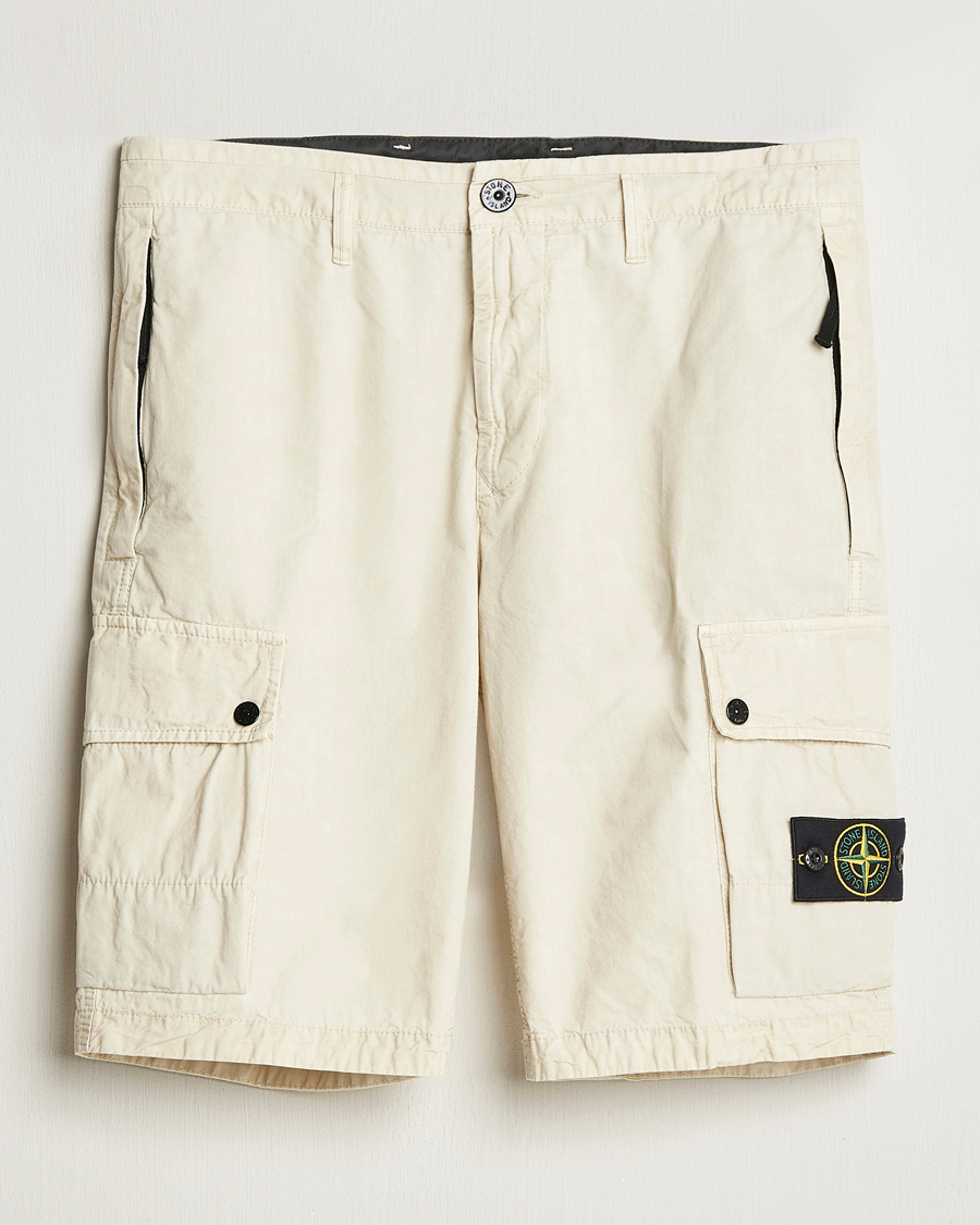 Herren | Shorts | Stone Island | Brushed Cotton Canvas Cargo Shorts Sand