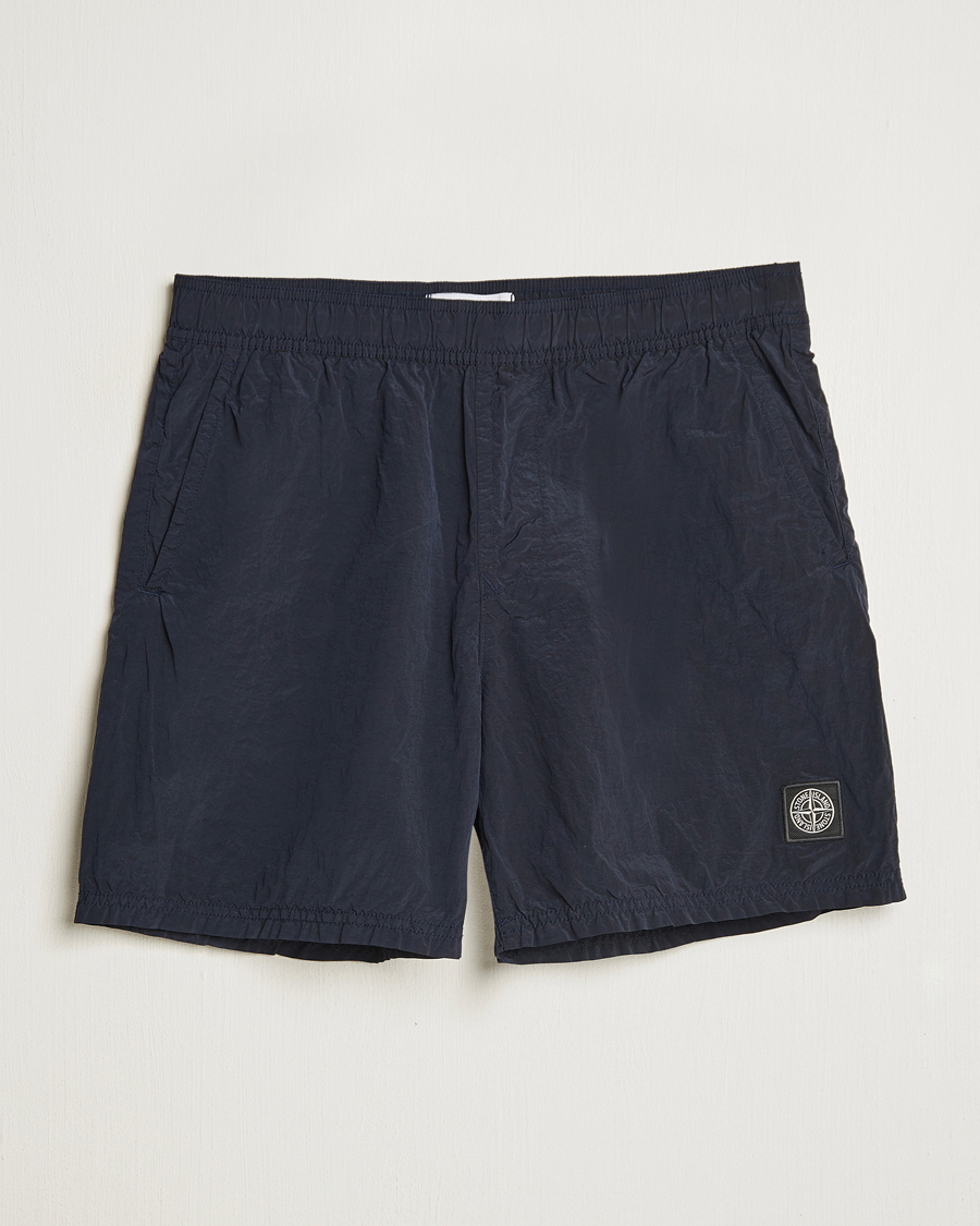 Herren | Badehosen | Stone Island | Nylon Metal Econyl Swimshorts Navy Blue
