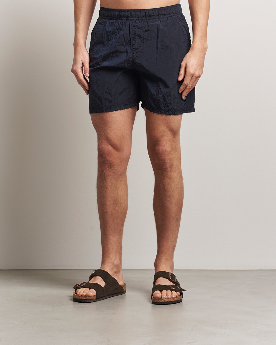 Herren | Badehosen | Stone Island | Nylon Metal Econyl Swimshorts Navy Blue
