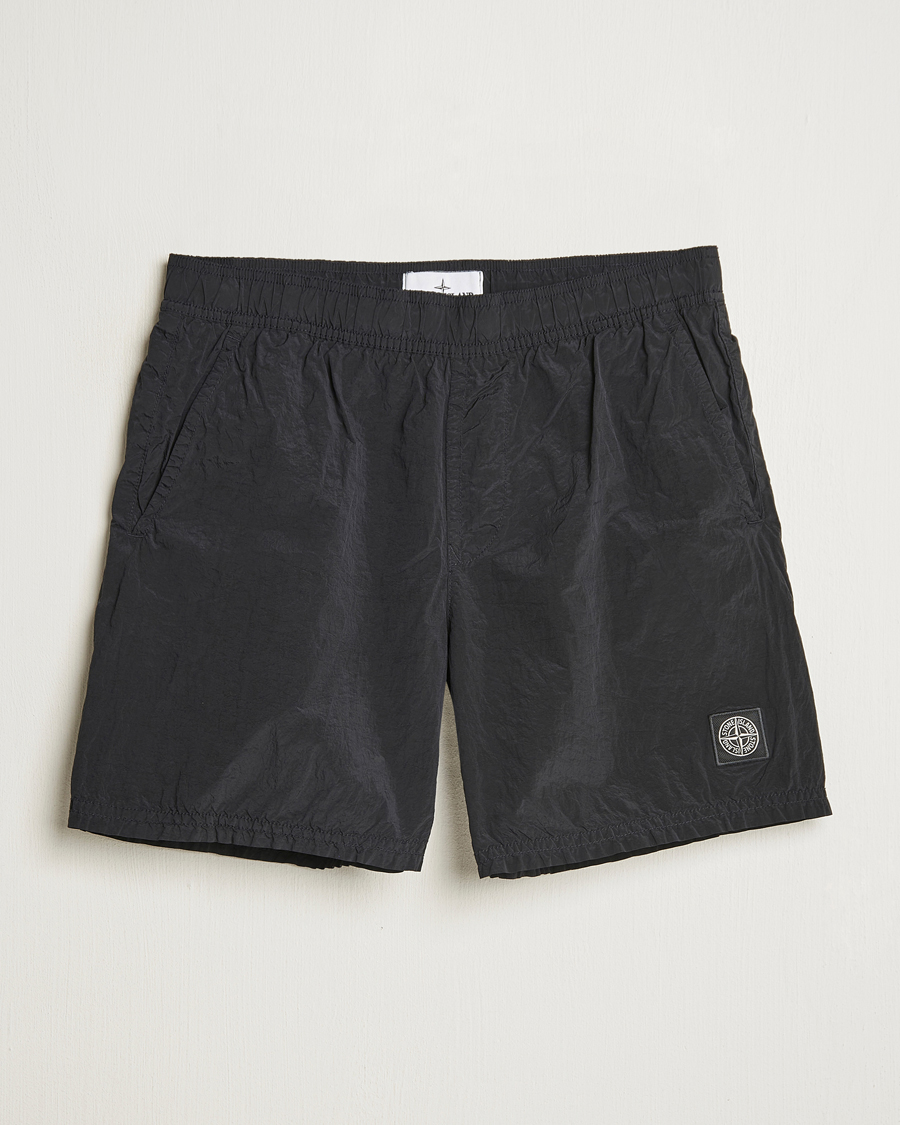 Herren | Badehosen | Stone Island | Nylon Metal Econyl Swimshorts Black