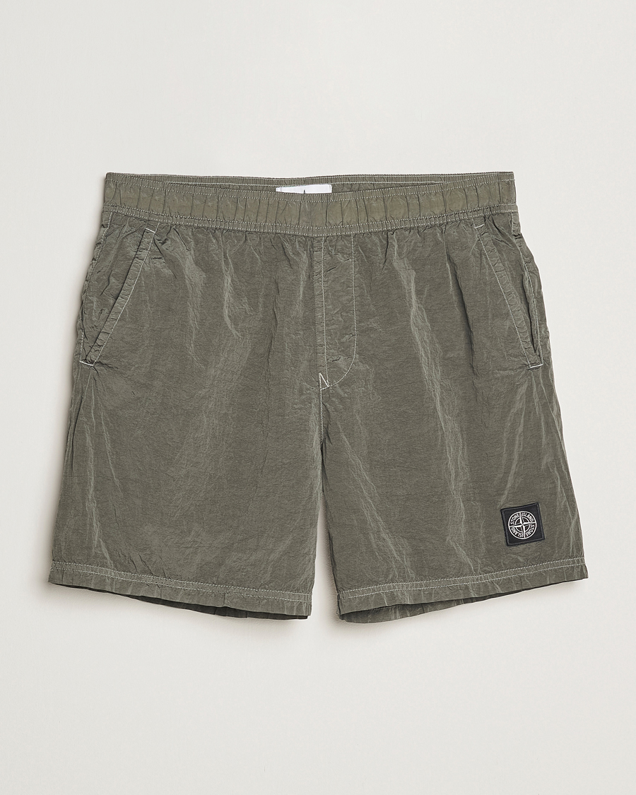Herren | Badehosen | Stone Island | Nylon Metal Econyl Swimshorts Military Green