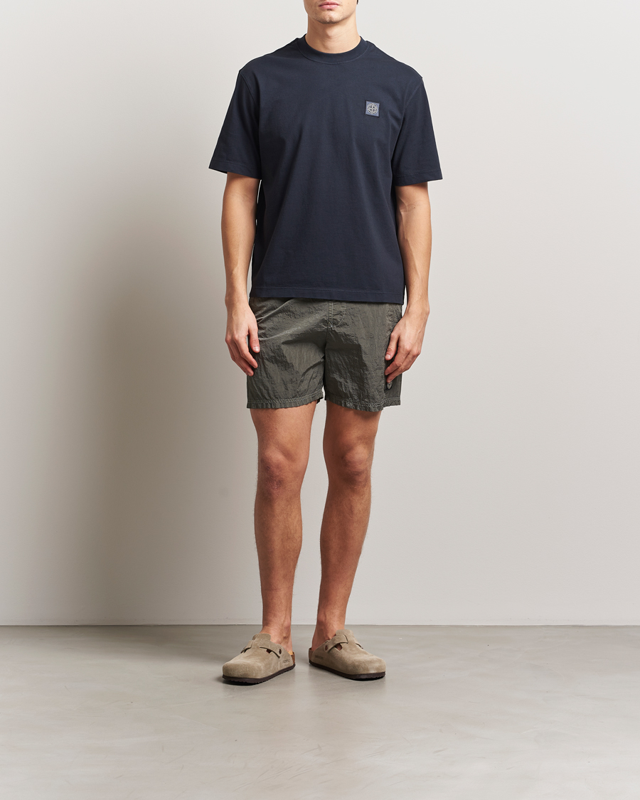 Herren | Badehosen | Stone Island | Nylon Metal Econyl Swimshorts Military Green