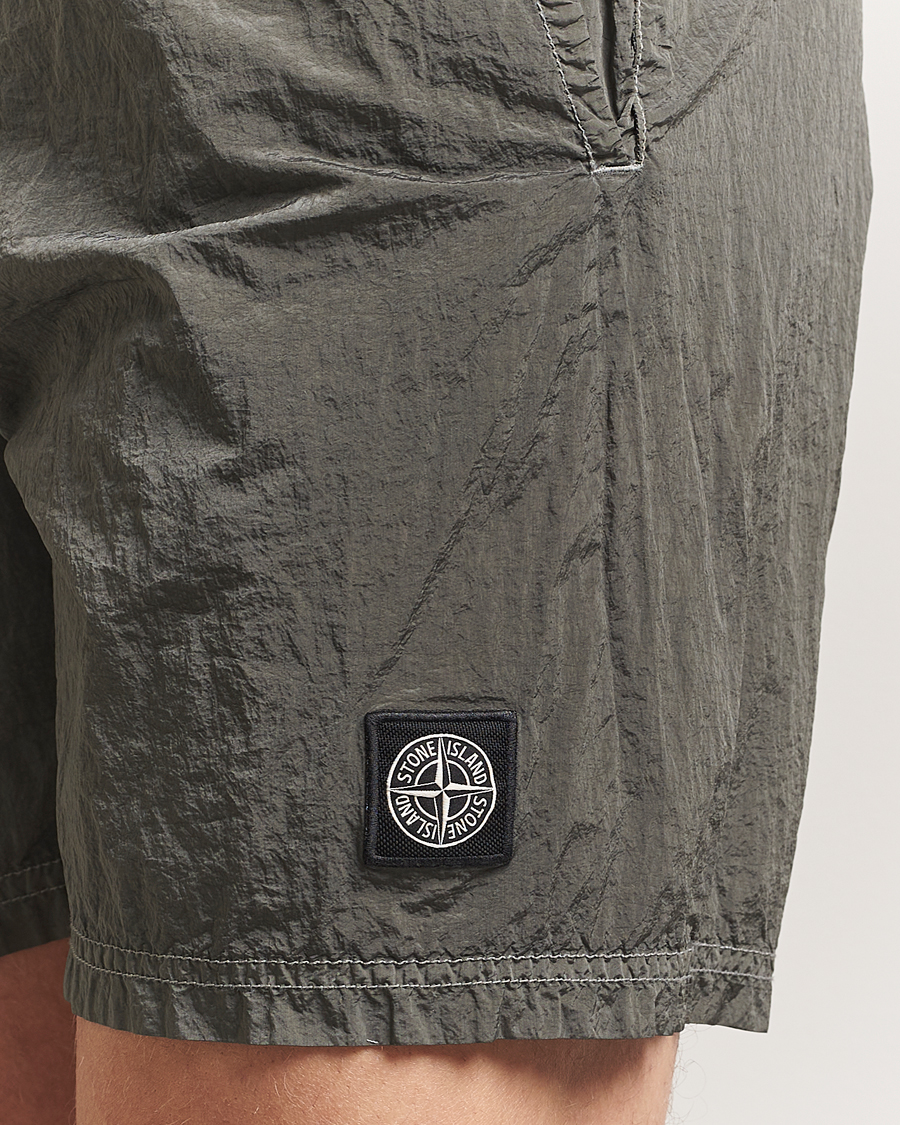 Herren | Badehosen | Stone Island | Nylon Metal Econyl Swimshorts Military Green