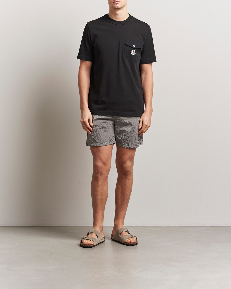 Herren | Badehosen | Stone Island | Nylon Metal Econyl Swimshorts Pearl Grey