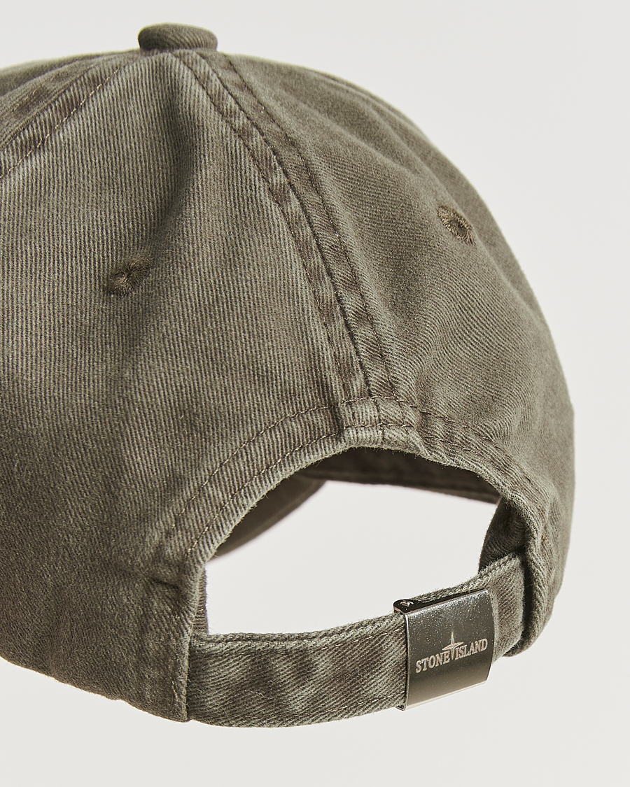 Herren | Stone Island Cotton Gabardine Cap Military Green | Stone Island | Cotton Gabardine Cap Military Green