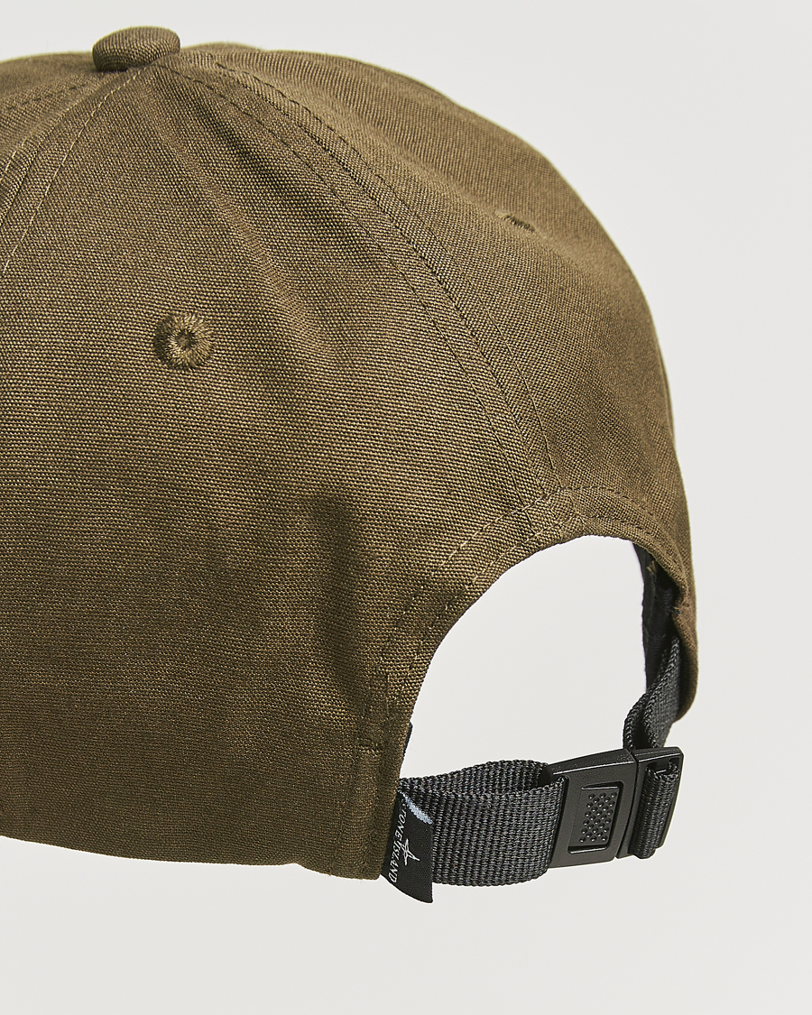 Herren | Stone Island Classic Cotton Cap Military Green | Stone Island | Classic Cotton Cap Military Green