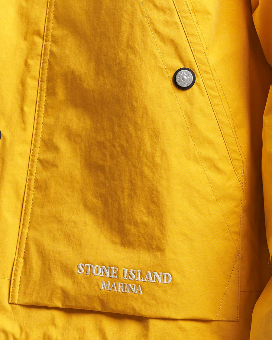 Herren | Jacken | Stone Island | Marina Aluminum Tela Jacket Ochre