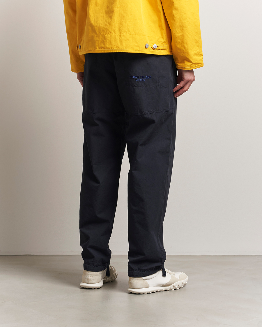 Herren | Hosen | Stone Island | Marina Organic Cotton Tela Pants Navy Blue