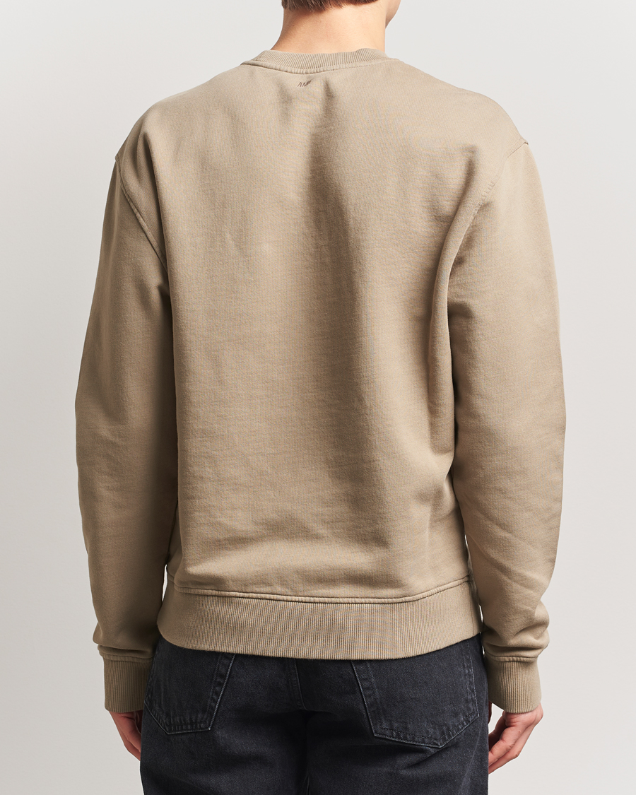 Herren | Pullover | AMI | Off White Heart Logo Sweatshirt Beige