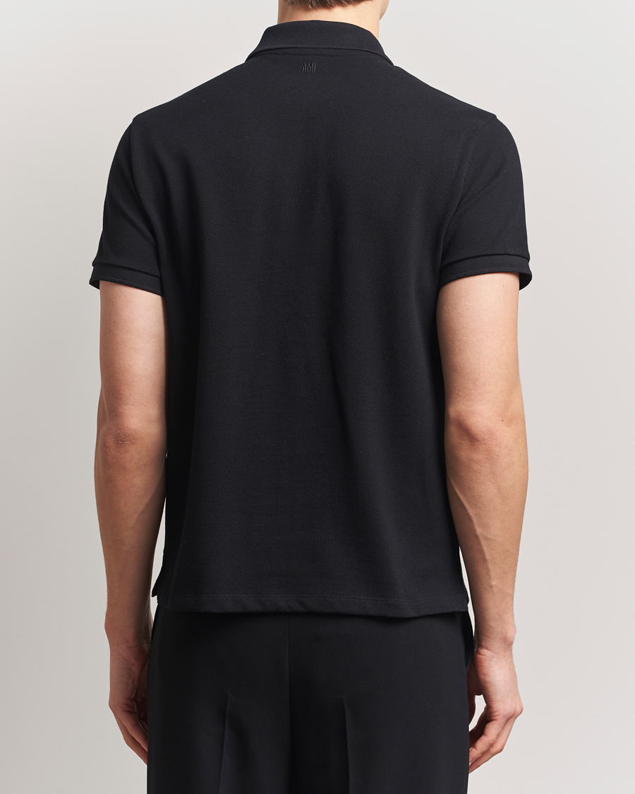 Herren | Poloshirts | AMI | Heart Logo Polo Black