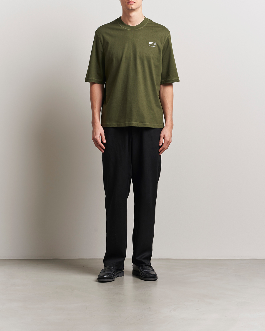 Herren | T-Shirts | AMI | Logo T-Shirt Loden