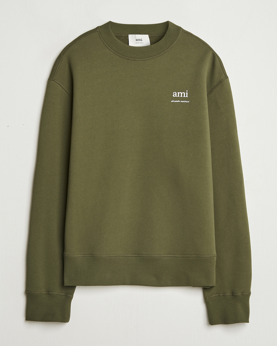 Herren | Pullover | AMI | Logo Sweatshirt Loden