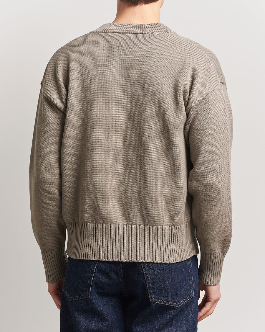 Herren | Pullover | AMI | Embroidered Knitted Cardigan Ash