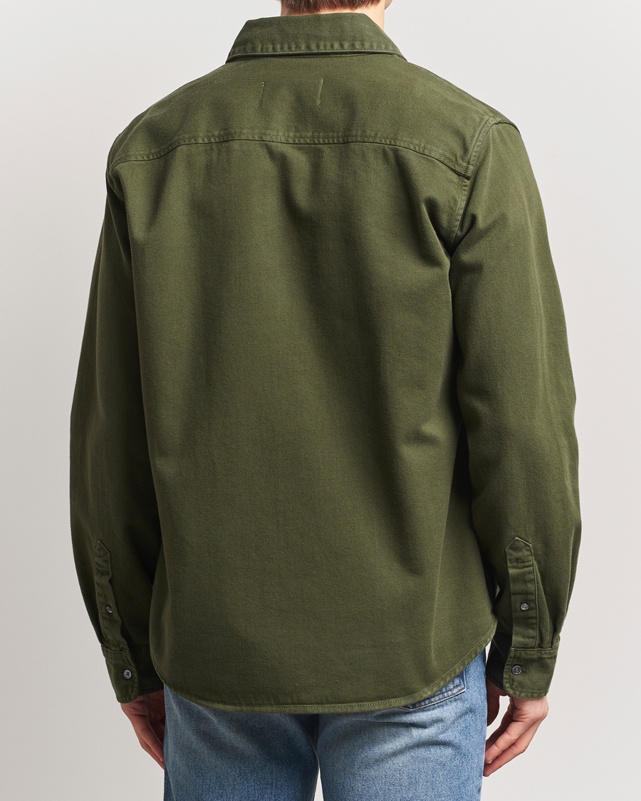 Herren | Hemden | AMI | Tonal Heart Logo Twill Shirt Loden