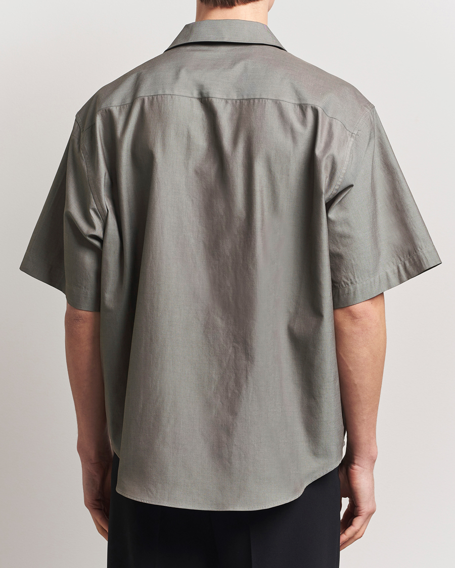 Herren | Hemden | AMI | Short Sleeve Boxy Shirt Smoke Grey