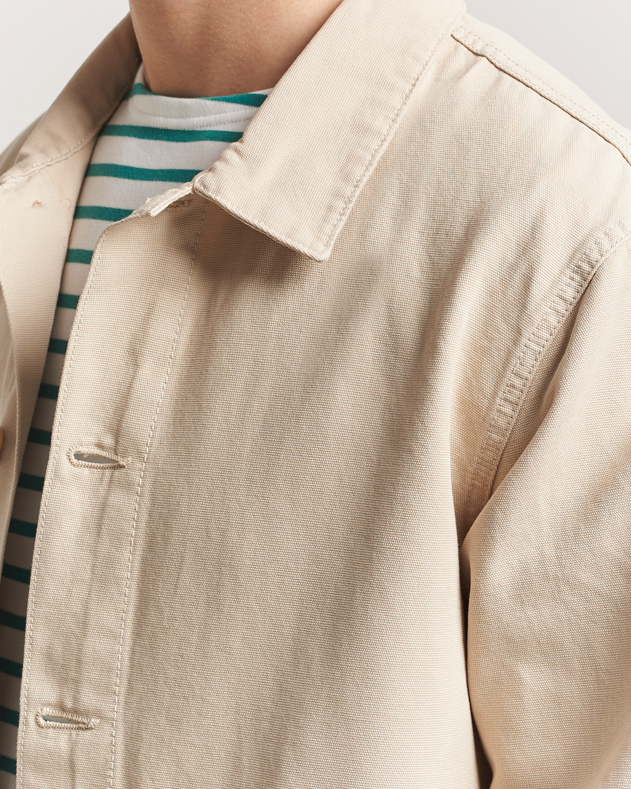 Herren | Hemden | Armor-lux | Veste Pecheur Heritage Overshirt Oyster Clair