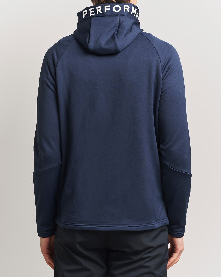 Herren | Pullover | Peak Performance | Rider Hooded Full Zip Blue Shadow