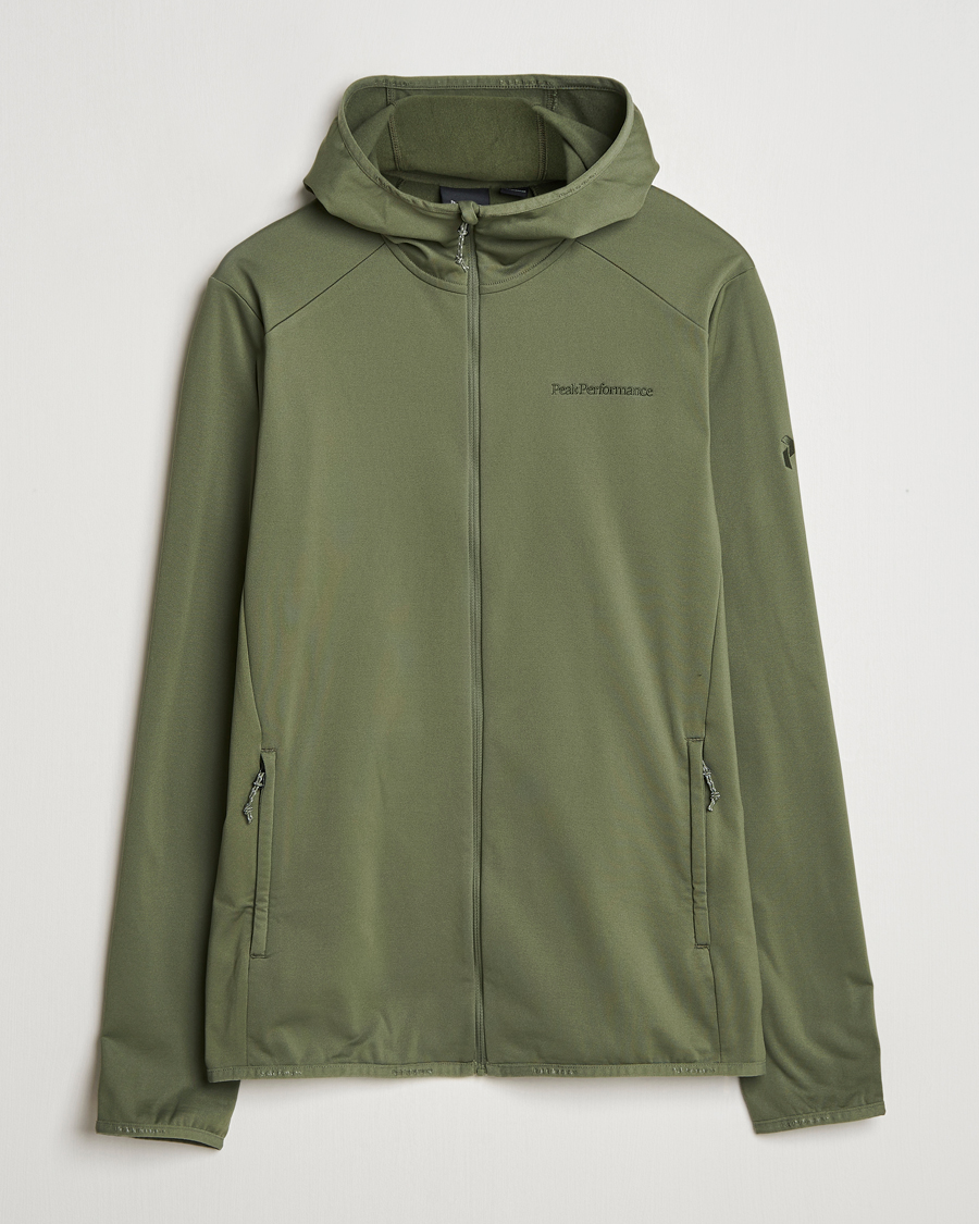 Herren | Pullover | Peak Performance | Light Hooded Full Zip Pine Needle
