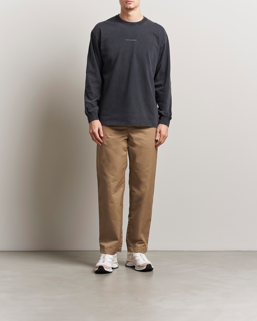 Herren | T-Shirts | Peak Performance | Graphic Long Sleeve T-Shirt Black