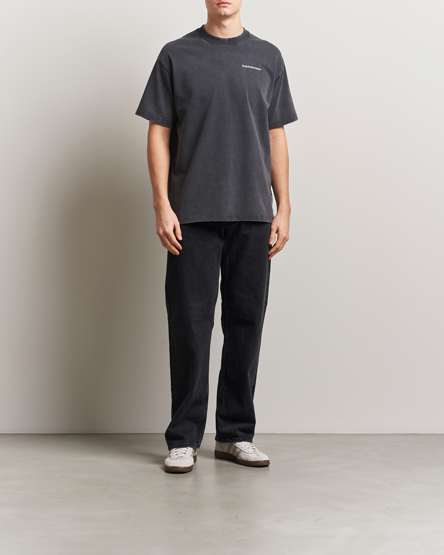 Herren | T-Shirts | Peak Performance | Graphic Crew Neck T-Shirt Black