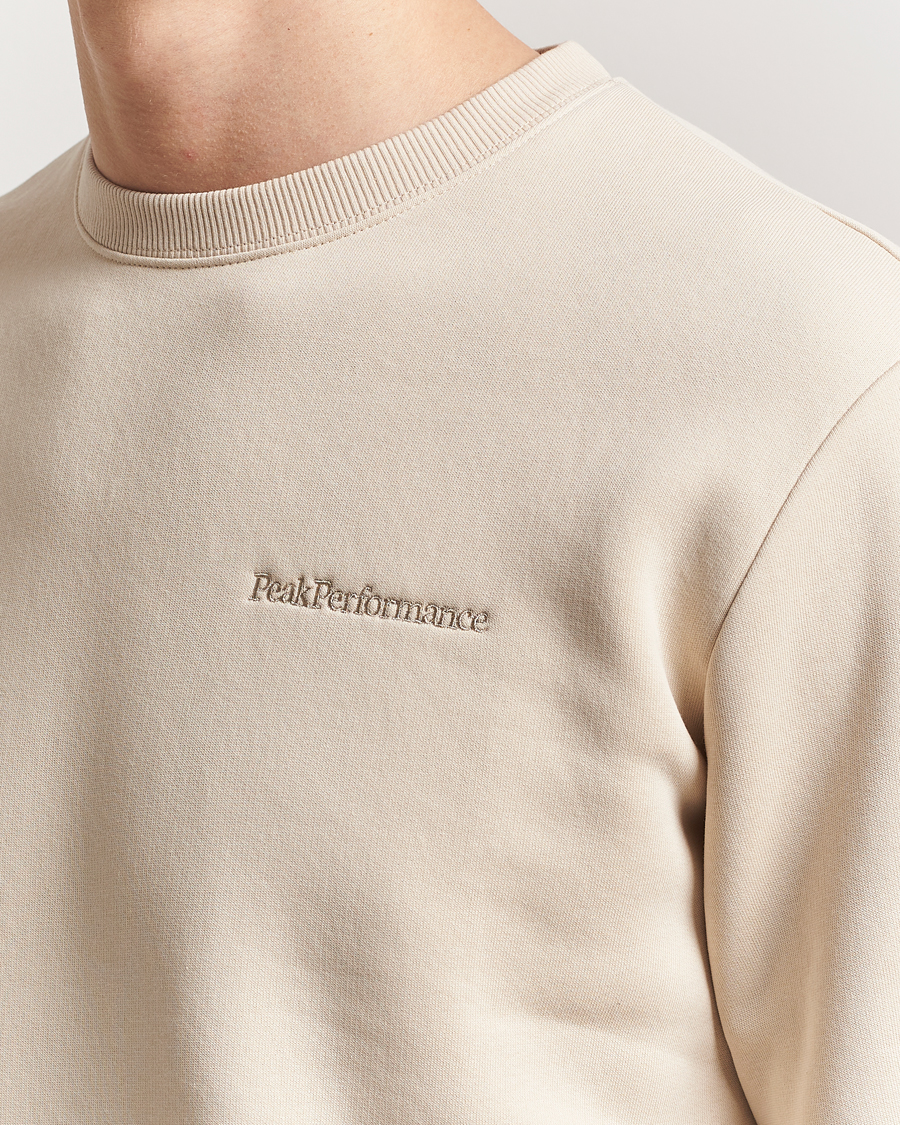 Herren | Pullover | Peak Performance | Original Crew Neck Sweatshirt Sand Fog