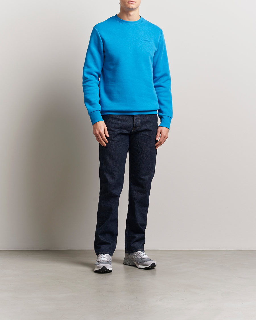 Herren | Pullover | Peak Performance | Original Crew Neck Sweatshirt Brilliant Blue