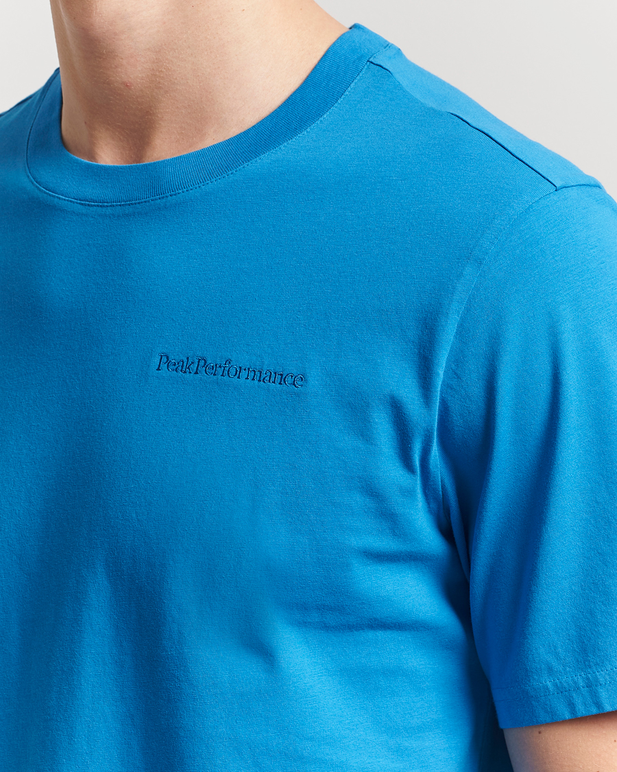 Herren | T-Shirts | Peak Performance | Original Crew Neck T-Shirt Brilliant Blue