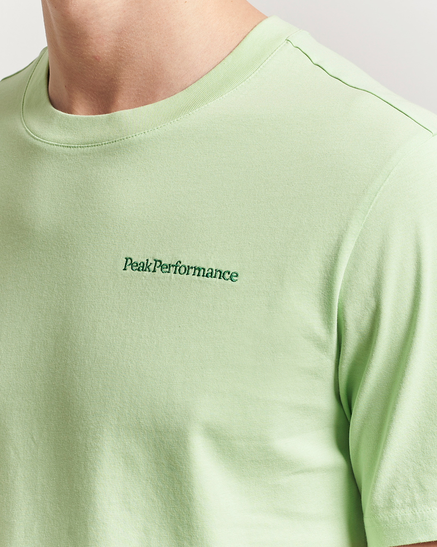 Herren | T-Shirts | Peak Performance | Original Crew Neck T-Shirt Vivid Green