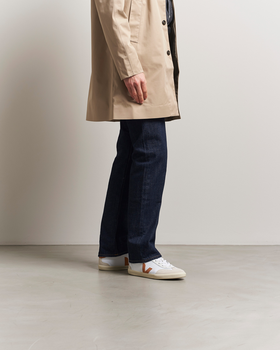 Herren | Veja Volley Sneaker White/Umber | Veja | Volley Sneaker White/Umber