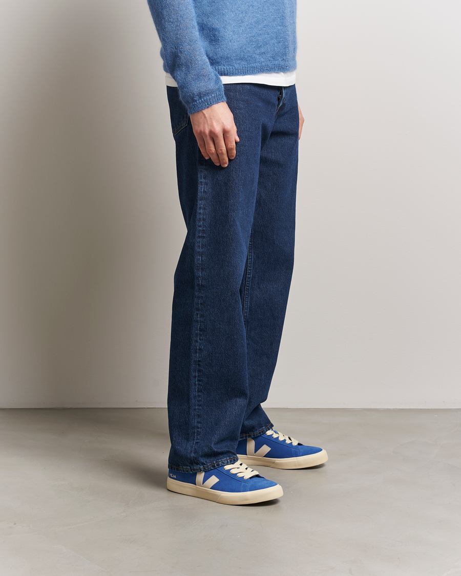 Herren | Veja Campo Bold Suede Sneaker Indigo Pierre | Veja | Campo Bold Suede Sneaker Indigo Pierre
