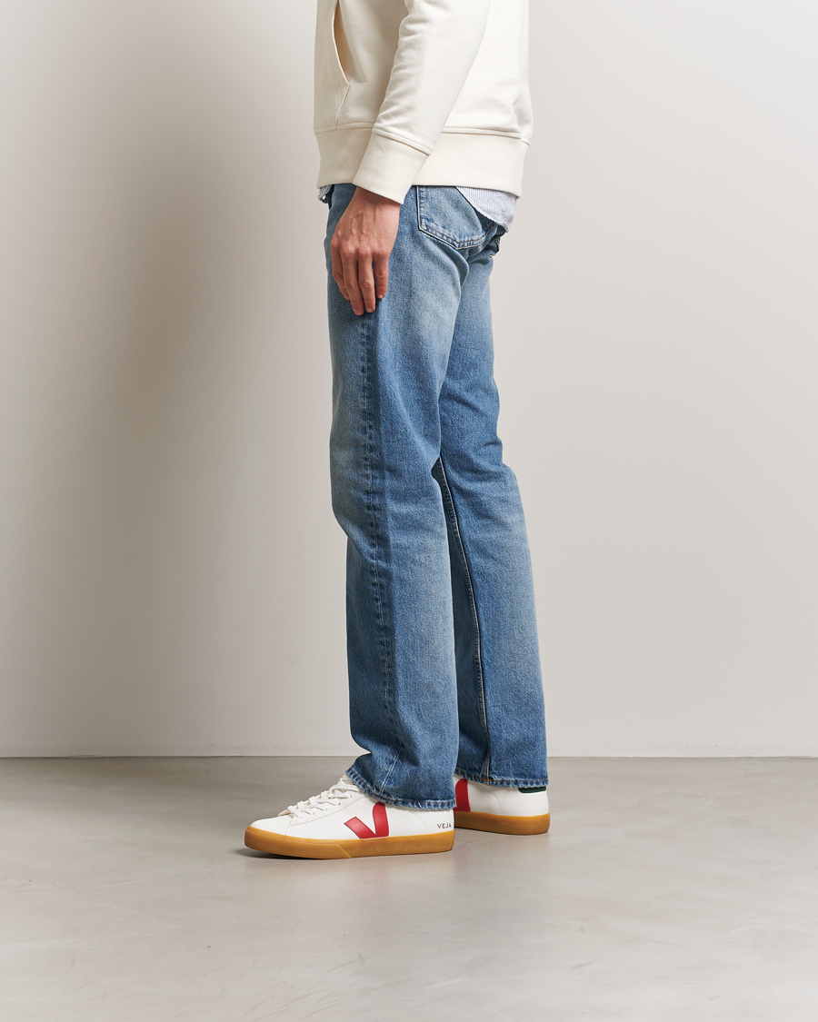 Herren | Veja Campo Gum Sneaker Extra White/Pekin Poker | Veja | Campo Gum Sneaker Extra White/Pekin Poker