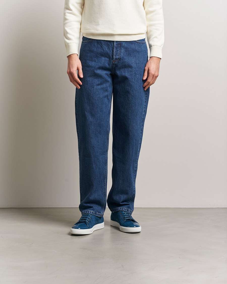 Herren | Lanvin Patent Cap Toe Sneaker Petrol Blue | Lanvin | Patent Cap Toe Sneaker Petrol Blue