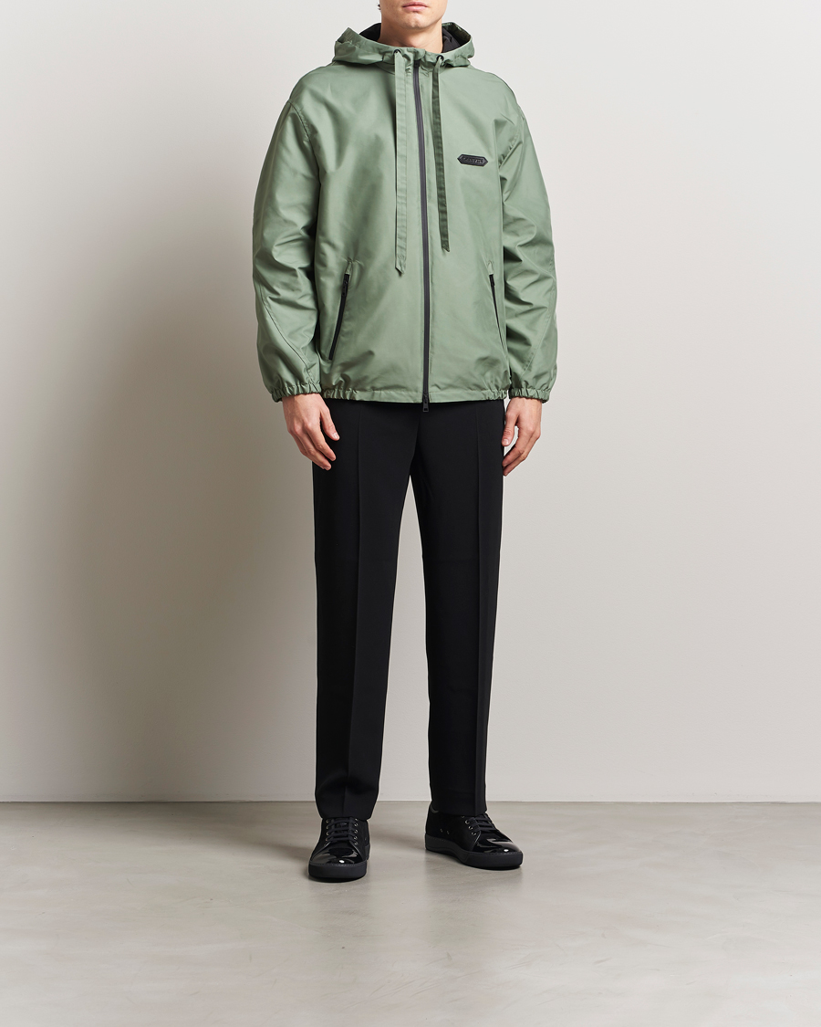 Herren | Jacken | Lanvin | Hooded Windbreaker Sage Green