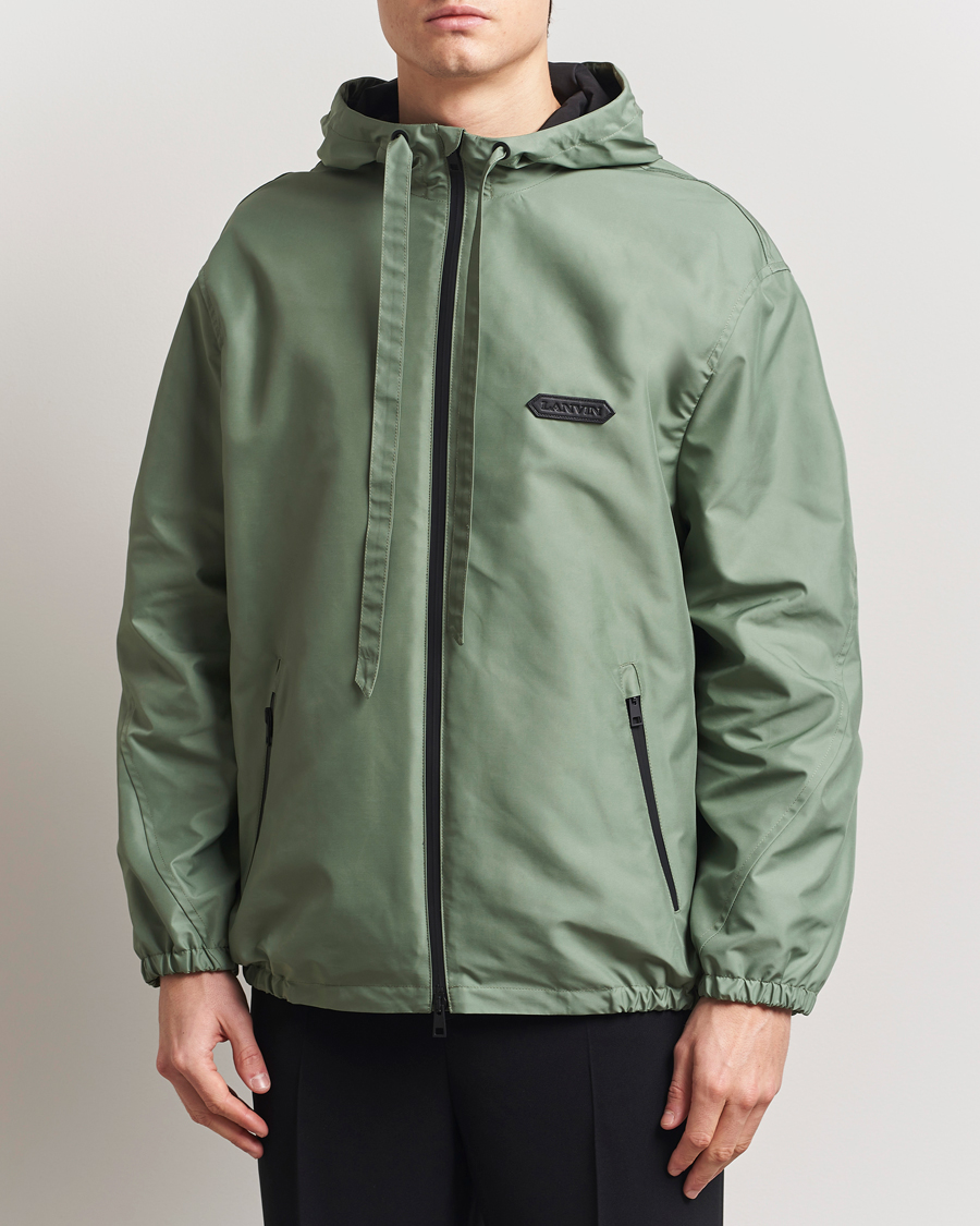 Herren | Jacken | Lanvin | Hooded Windbreaker Sage Green