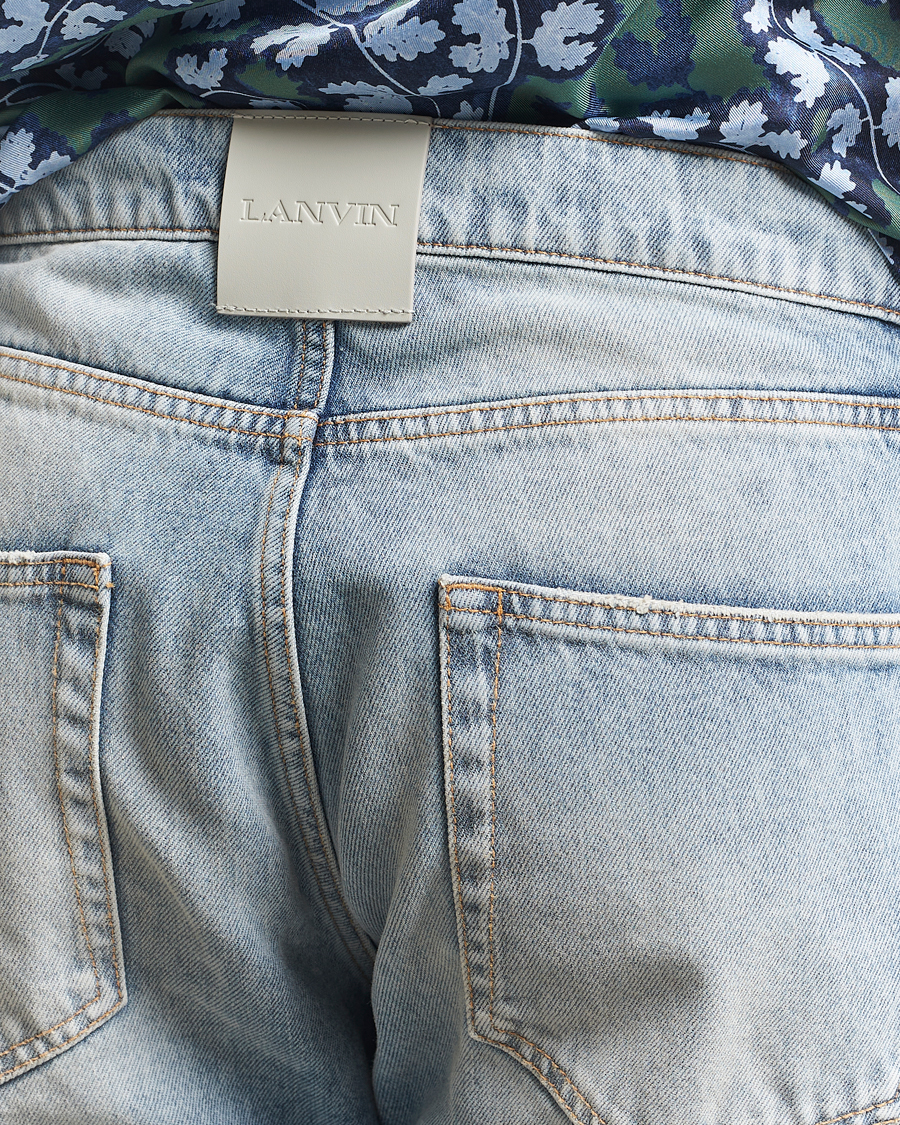 Herren | Jeans | Lanvin | Straight Leg Jeans Light Blue Wash