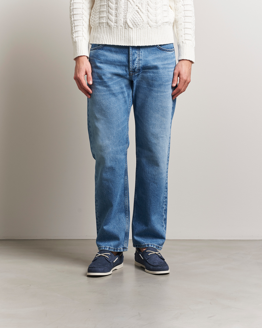 Herren | Sebago Docksides Portland Nubuck Boat Shoe Blue Navy | Sebago | Docksides Portland Nubuck Boat Shoe Blue Navy