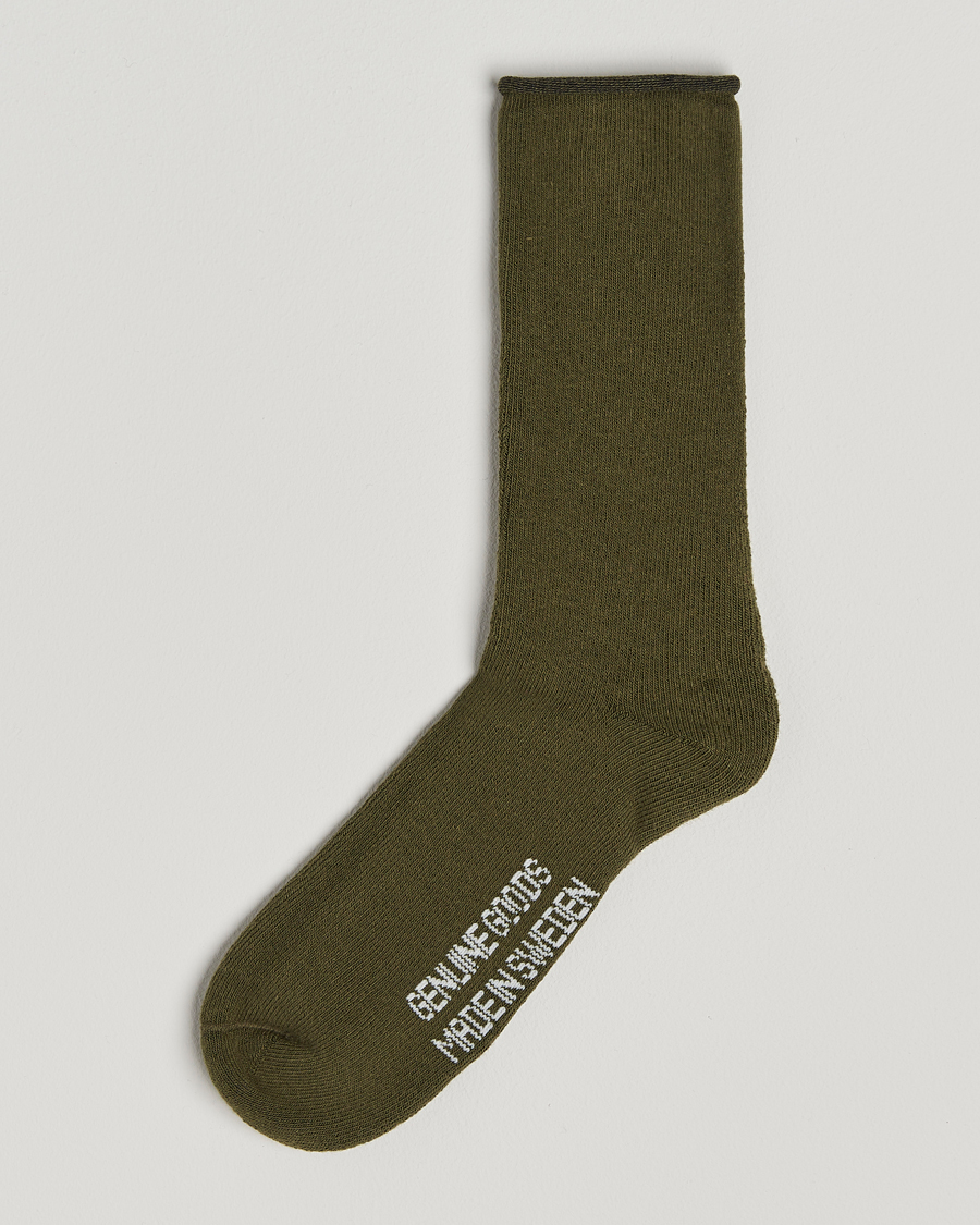 Herren | Unterwäsche | Sweyd | Cotton Cabin Socks Army Green