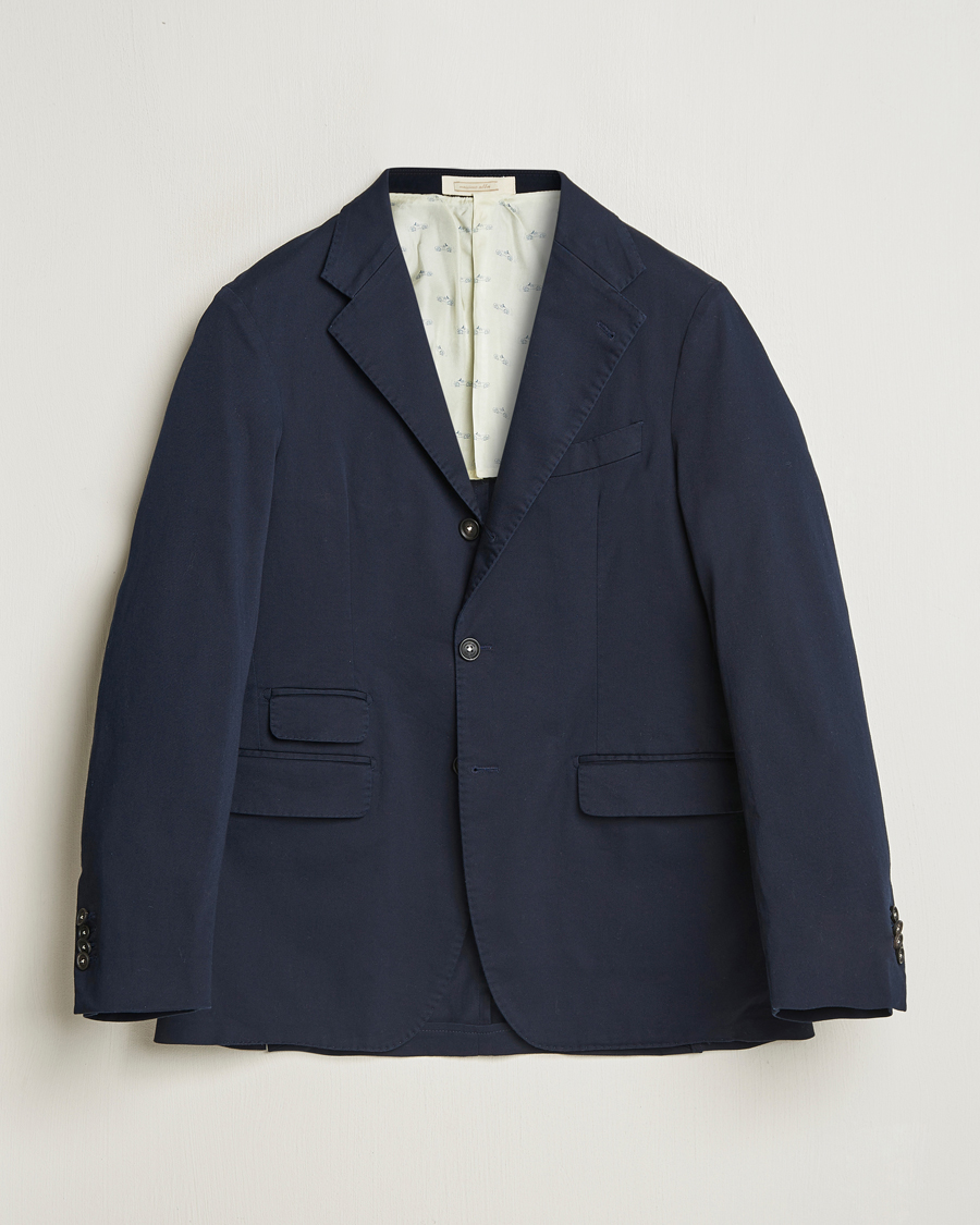 Herren | Sakkos | Massimo Alba | Sloop Cotton Blazer Navy