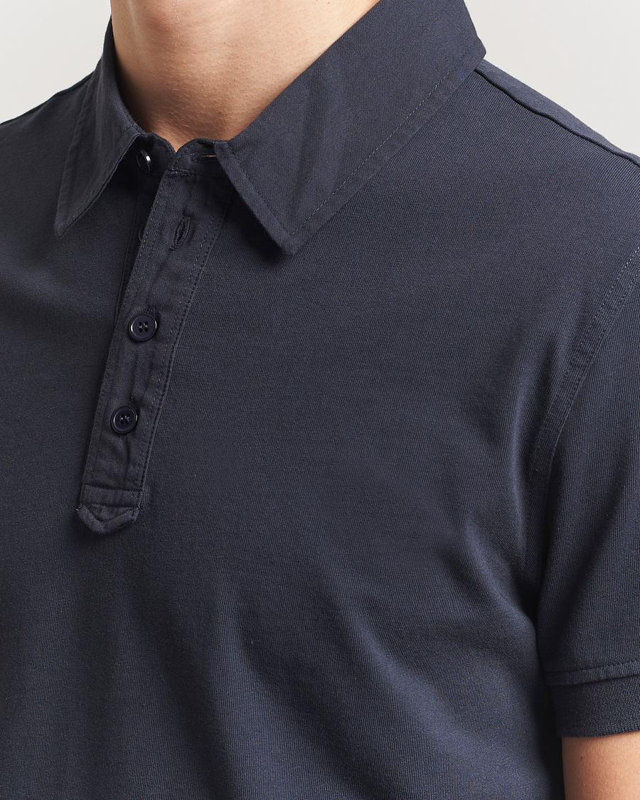 Herren | Poloshirts | Tiger of Sweden | Ronen Cotton Polo Light Ink