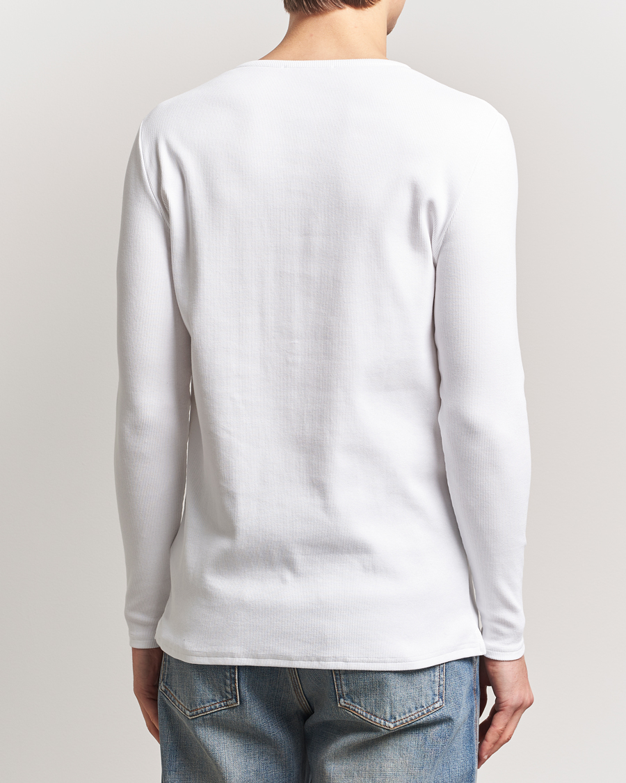 Herren | Pullover | Tiger of Sweden | Roye Long Sleeve Henley Pure White