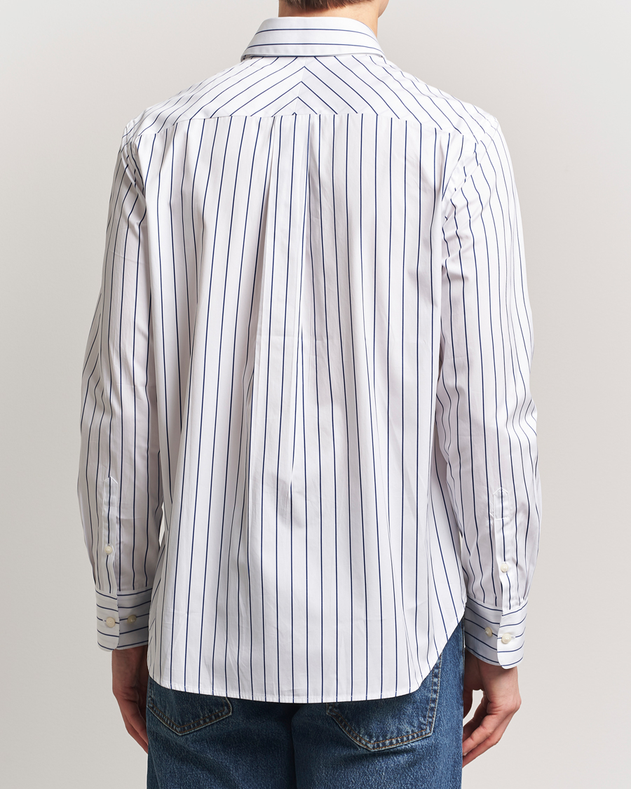 Herren | Hemden | Tiger of Sweden | Bennet Striped Cotton Shirt Pure White