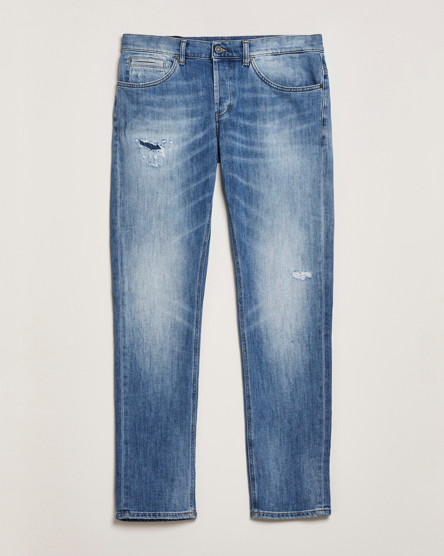 Herren | Jeans | Dondup | George Distressed Jeans Light Blue