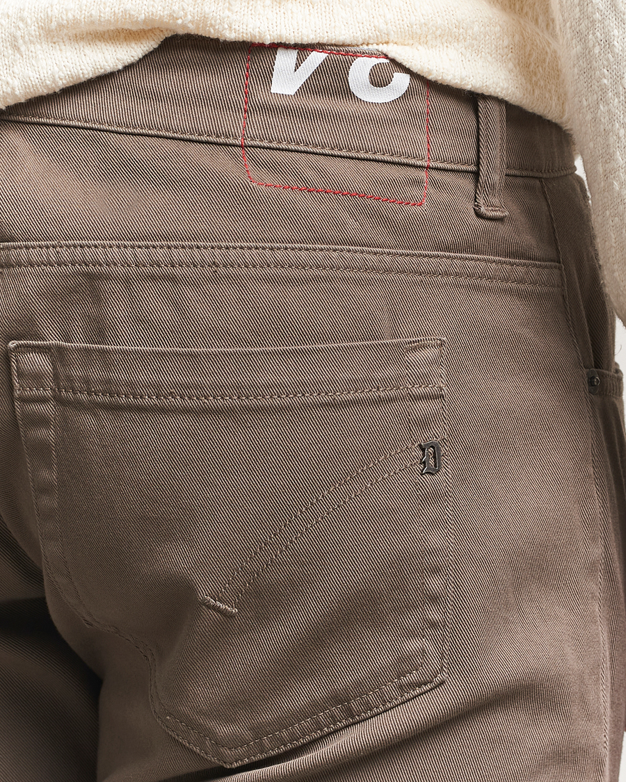 Herren | Hosen | Dondup | George Gabardine 5-Pocket Pants Brown