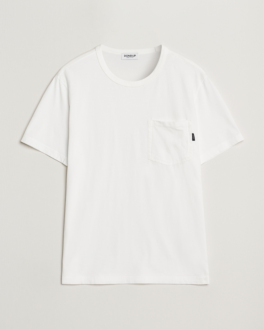 Herren | T-Shirts | Dondup | Pocket Crew Neck T-Shirt White