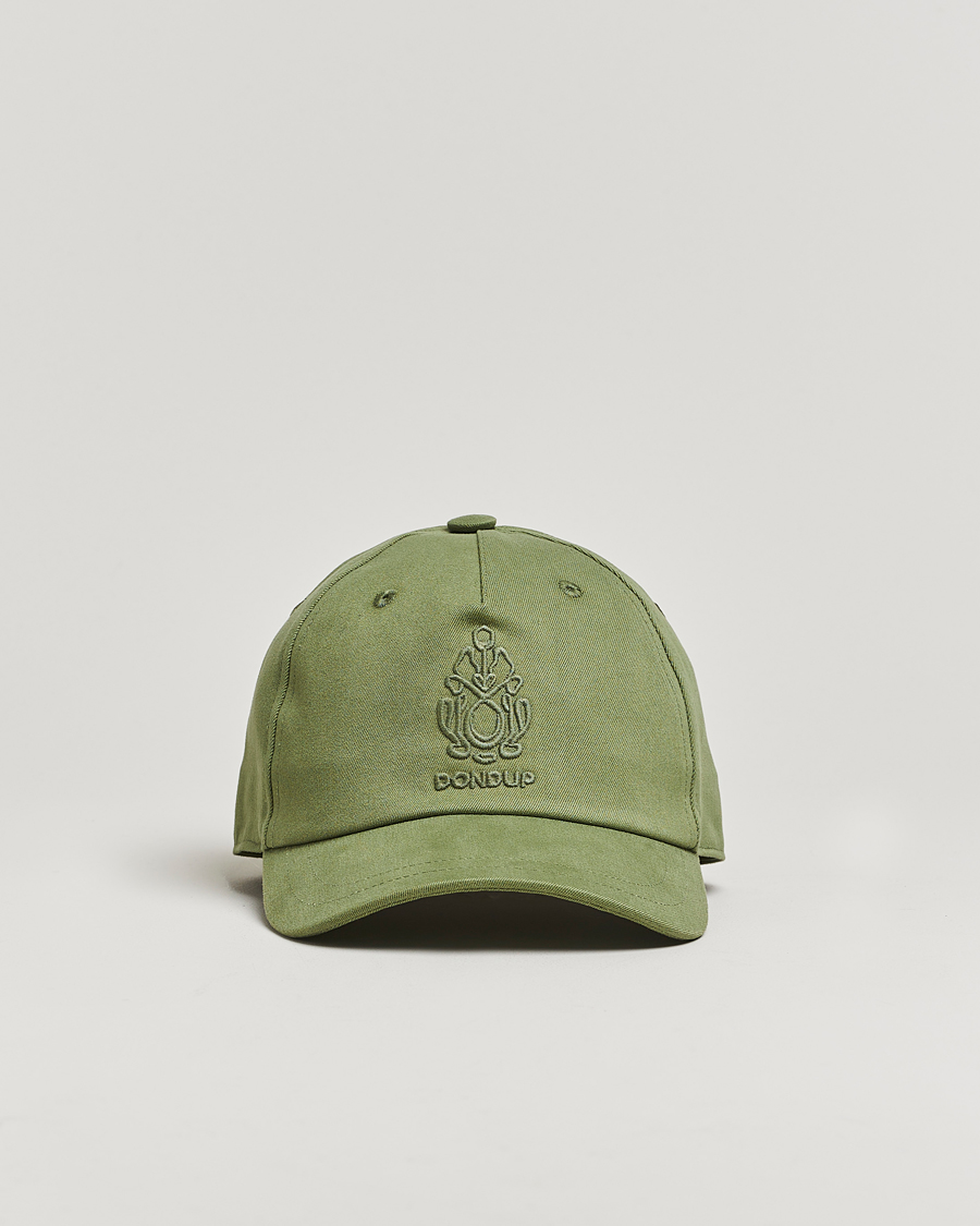Herren | Dondup Logo Baseball Cap Dark Green | Dondup | Logo Baseball Cap Dark Green